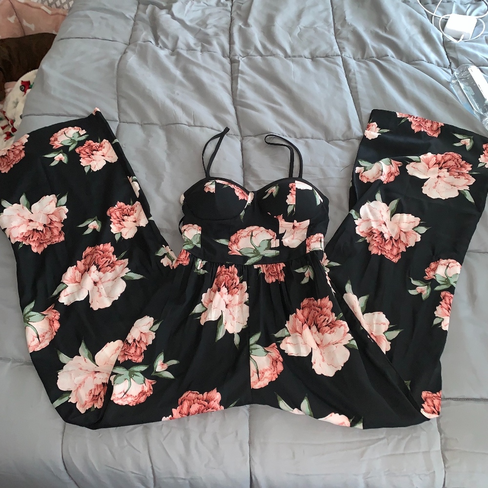 FLORAL JUMPSUIT